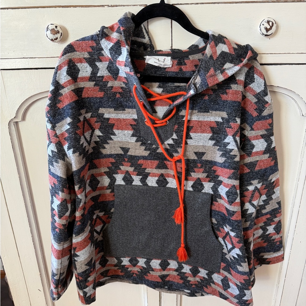 Aztec western hoodie
